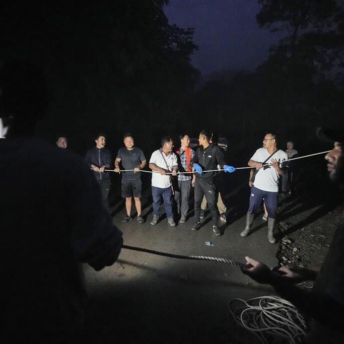 Indian rescuers are flying into the region where a flood washed out bridges and killed at least 74